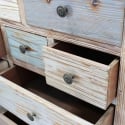Buffet commode shabby chic en bois multicolore Greg Réductions