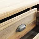 Commode en bois naturel pour chambre à coucher 5 tiroirs Farley Réductions