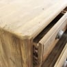 Commode en bois naturel pour chambre à coucher 5 tiroirs Farley Catalogue
