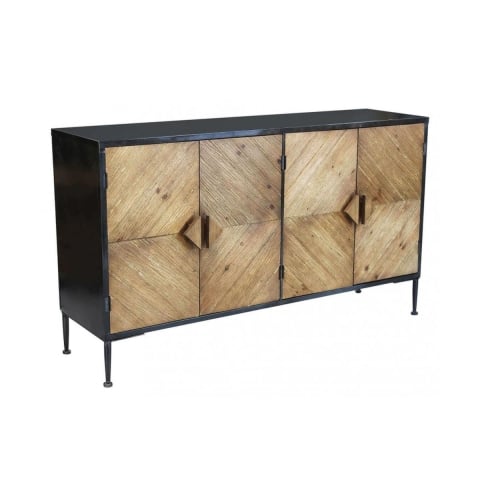 Buffet en bois et métal style industriel Derek Promotion