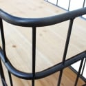 Étagère mobile 3 niveaux style industriel avec roulettes Abner Remises