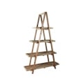 Libreria da salotto con 4 scaffali in legno di pino Callie Promozione