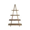 Libreria da salotto con 4 scaffali in legno di pino Callie Vendita