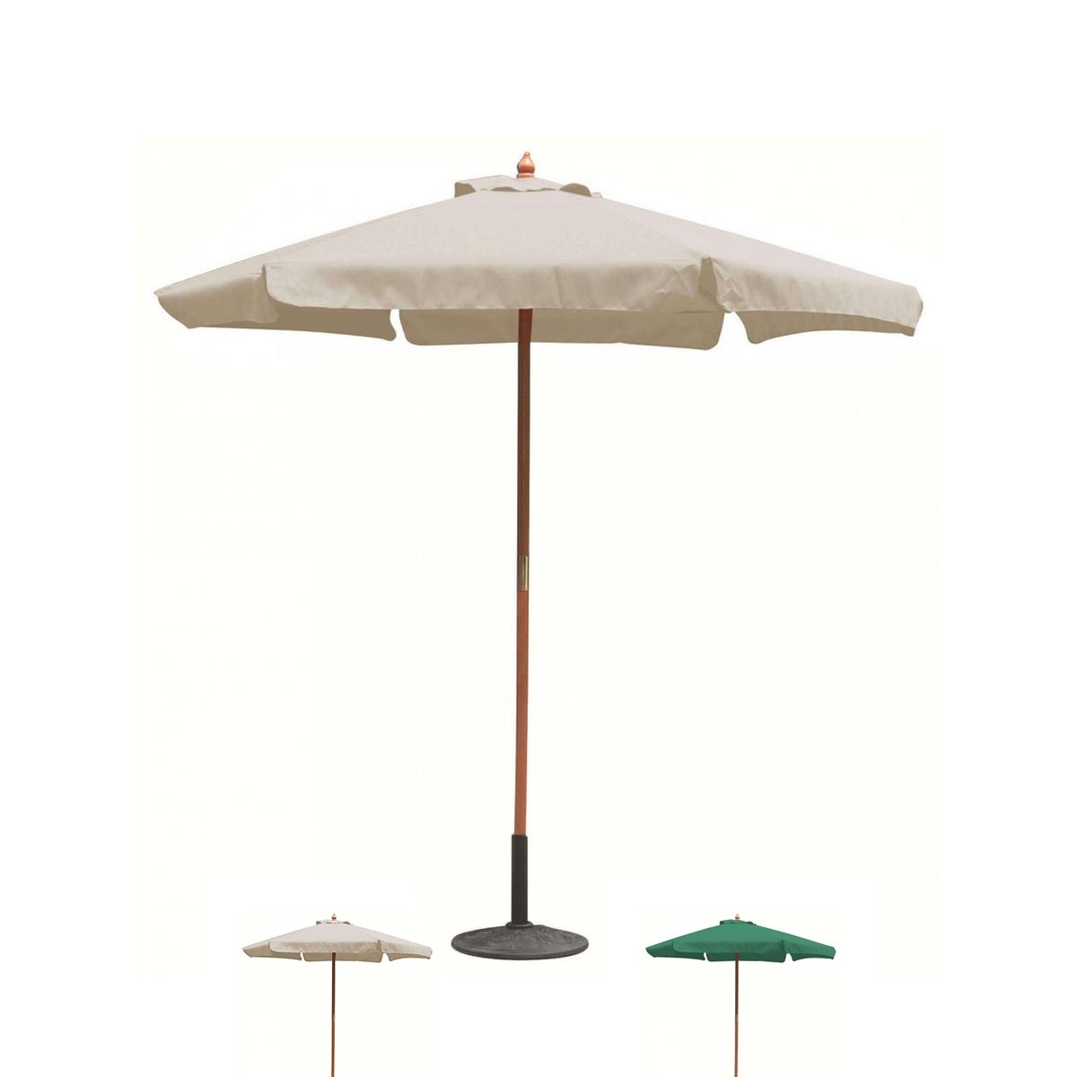 Ombrellone da giardino rotondo Ø2,5m palo centrale in legno Fantasy Promozione Ombrellone da giardino rotondo Ø2,5m palo centrale in legno Fantasy Promozione