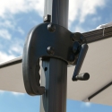 Ampelschirm 3m anti uv Pendelschirm mit Solar-Led-Licht Alu Paradise Preis