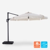 Parasol déporté de jardin 3x3 terrasse Boracay Modèle