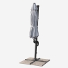 Ombrellone giardino 3x3 braccio alluminio quadrato Paradise 