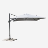 Ombrellone giardino 3x3 braccio alluminio quadrato Paradise Catalogo