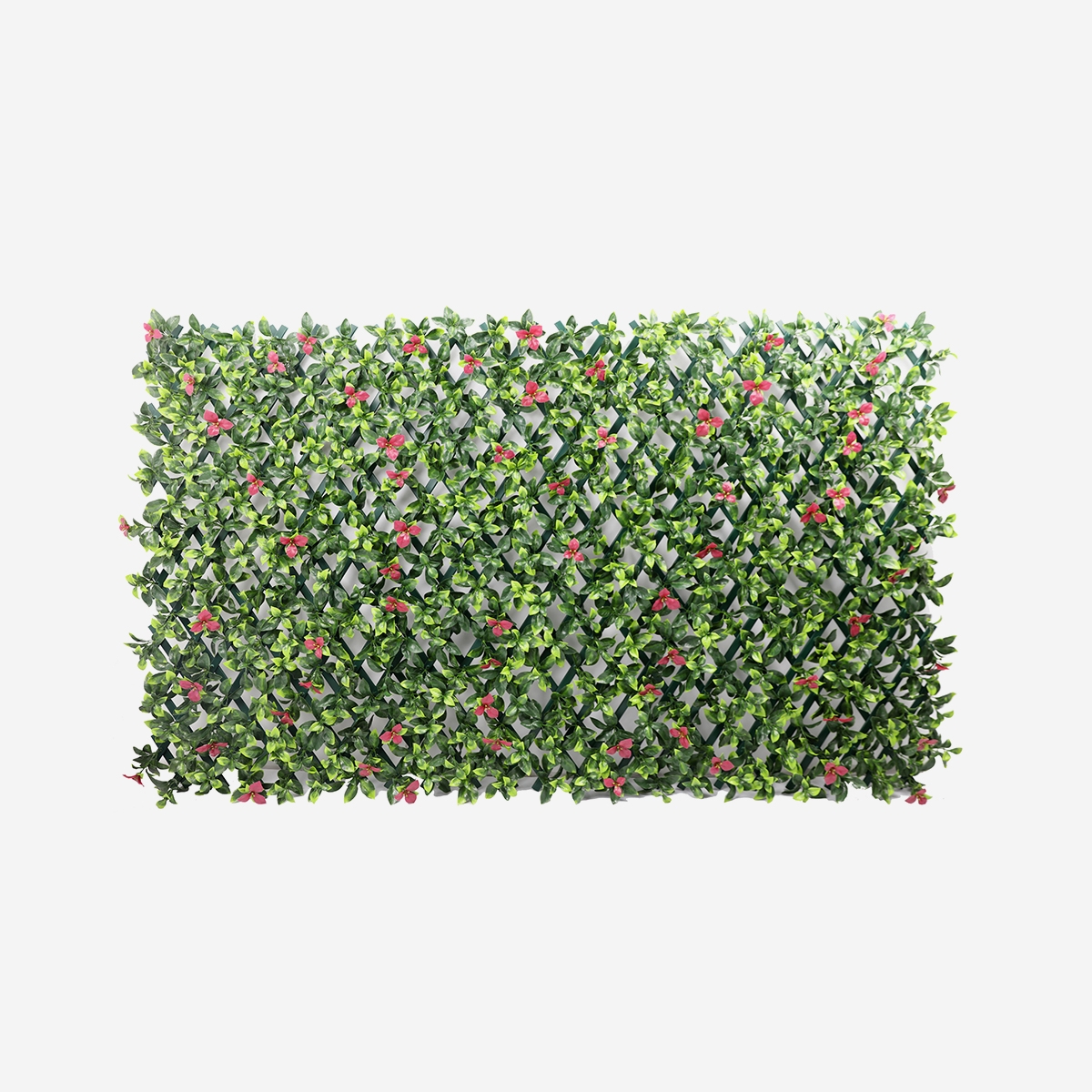 Künstliche Gartenhecke ausziehbares Spalier 200x100cm Pflanzen Salix Aktion