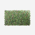 Künstliche Gartenhecke ausziehbares Spalier 200x100cm Pflanzen Salix Aktion