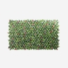 Künstliche Gartenhecke ausziehbares Spalier 200x100cm Pflanzen Salix Aktion