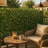 Künstliche Gartenhecke ausziehbares Spalier 200x100cm Pflanzen Salix Angebot