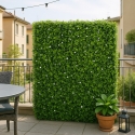 Haie artificielle 108x33x106cm buis sempervirent pour jardin Ulmut Vente