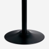 Tavolo sala da pranzo moderno Goblet nero rotondo 120cm Blackwood+ Catalogo