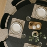 Tavolo sala da pranzo moderno Goblet nero rotondo 120cm Blackwood+ Scelta
