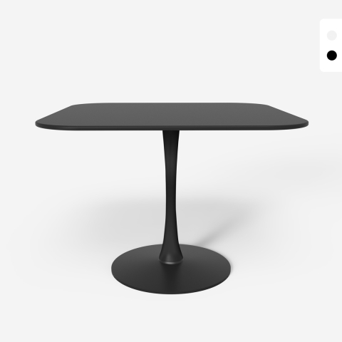 Goblet stil quadratischer Tisch mit abgerundeten Kanten Esszimmer Küche Bar Lillium 100 Aktion