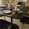 Tavolo quadrato stile Goblet bordi arrotondati sala da pranzo cucina bar Lillium 100 Caratteristiche