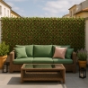Haie artificielle 200x100cm photinia jardin treillis extensible Ivoss Vente