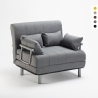 Deborah Twin 1,5-Sitzer Stoff Schlafsessel Schlafsofa klappbar 