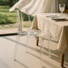 18 Sedie Cristal Light Grand Soleil trasparenti offerta stock per Bar Scelta