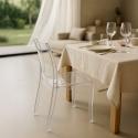 18 Sedie Cristal Light Grand Soleil trasparenti offerta stock per Bar Catalogo
