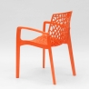 Chaise en polypropylène accoudoirs jardin café Grand Soleil Gruvyer Arm Achat