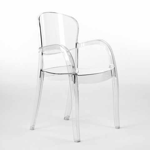 20er Set Joker Grand Soleil Transparente Stühle für Restaurant Aktion