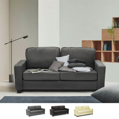 Sofa Rubino: 2-Sitzer Couch Stoff, für Wohnzimmer, Büro Aktion