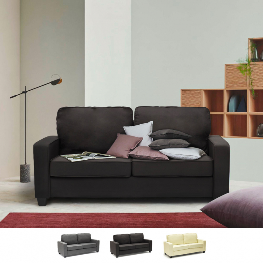 Sofa Rubino: 2-Sitzer Couch Stoff, für Wohnzimmer, Büro 