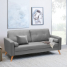 Modernes Design Sofa skandinavischen Stil Stoff 3 Sitzer für Wohnzimmer und Küche Acquamarina Verkauf