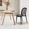 Stapelbare Stühle für Küchen Bar Garten Stuhl Design Löcher Messina WEDDING Verkauf