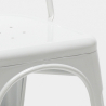sedie industrial metallo e acciaio per cucina e bar steel one 