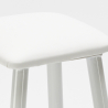 Sgabello industrial in metallo con cuscino in similpelle stile Hardness Prezzo