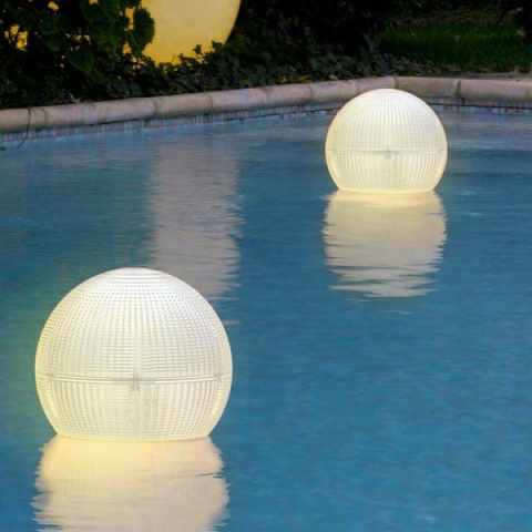 Led Solargartenlampe Schwimmend Sphärische Laterne Aufhängen Wasserdicht