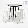 hoher tisch und 4 metallhocker industrielle im-stil new york-bar Eigenschaften
