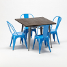 quadratische tisch und stühle in metalldesign Lix industrial jamaica Preis