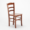 Chaises en bois ru stique pour bar salle à manger et restaurant Paesana Wood 