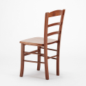 Chaises en bois ru stique pour bar salle à manger et restaurant Paesana Wood 