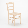 Chaises en bois ru stique pour bar salle à manger et restaurant Paesana Wood 