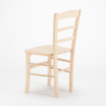 Chaises en bois ru stique pour bar salle à manger et restaurant Paesana Wood 