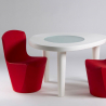 Slide Moderner Designstuhl für Bar Restaurant und Gartenküche Zoe 