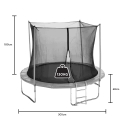 Trampoline de jardin pour adultes et enfants 305 cm Kangaroo L Choix