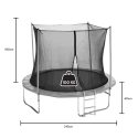 Tappeto Elastico da giardino 245cm Trampolino adulti bambini Kangaroo M Scelta