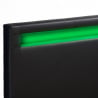 Letto matrimoniale 2 piazze moderno con rete testiera led cassetti 160x190 Geneva King Scelta