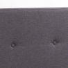 Letto Matrimoniale Nordico tessuto e legno 160x190 Friborg King Catalogo