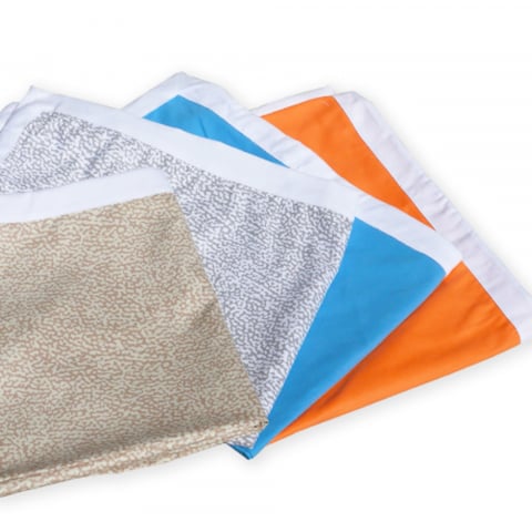 Mikrofaser Badetuch Strandtuch Handtuch für Liege mit Tasche Bunt