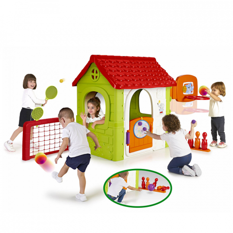 Gartenspielhaus für Kinder House Feber Multi Activity