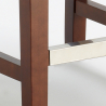 Holzbar und Küchenhocker aus 63cm Höhe Design Comfort L 