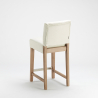 Holzbar und Küchenhocker aus 63cm Höhe Design Comfort L 