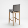 Barhocker Holzküche Design Hoch 74 cm Comfort XL 